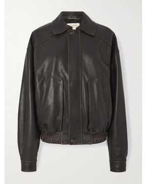 Saint Laurent Leather Jacket - Black