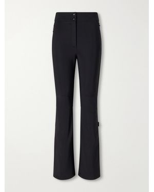 Yves Salomon High-Waist Straight-Leg Ski Trousers - Blue