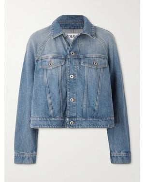 Loewe Trapeze Denim Jacket - Blue