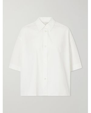 Studio Nicholson Toco Cotton-Poplin Shirt - White
