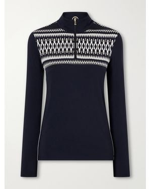 Bogner Joalyn Knit-Detailed Jersey Baselayer - Black