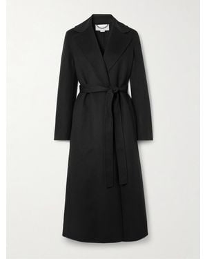 Stella McCartney Mantel Aus Wolle Mit Bindegürtel - Schwarz