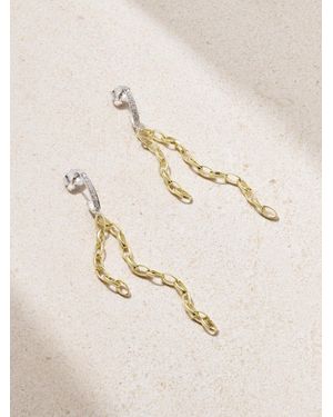 Jennifer Meyer Edith 18-Karat And Diamond Earrings - Natural
