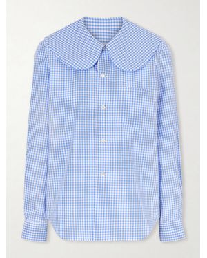Comme des Garçons Gingham Cotton-Poplin Shirt - Blue