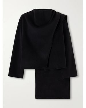 arch4 Halehurst Cape-Effect Wool, Cashmere And Silk-Blend Jacket - Black