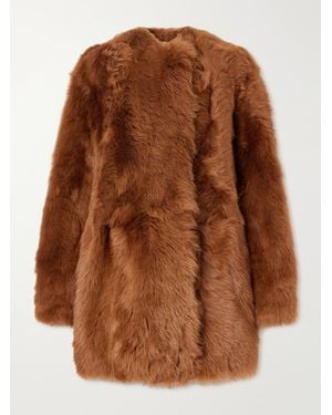 TOTEME Shearling Coat - Brown