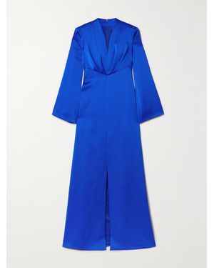 Rasario Duchesse-Satin Gown - Blue