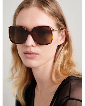 Chloé Salome Acetate Sunglasses in Orange Lyst Australia