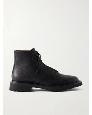 LEGRES 57 Leather Ankle Boots - Black