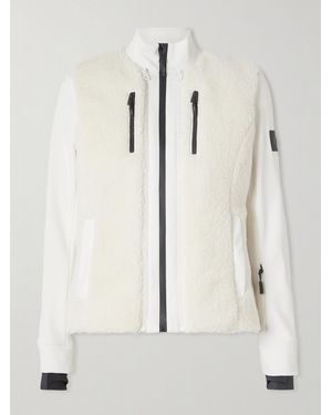 Mackage Dewi Convertible Fleece-Trimmed Down Ski Jacket - Natural