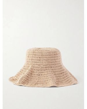 Magda Butrym Raffia Fedora Fedora - Natural