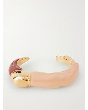 Chloé Tone And Resin Cuff - Natural