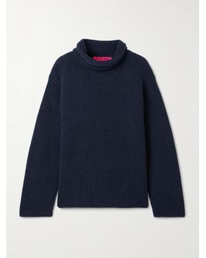 The Elder Statesman Cashmere Turtleneck Sweater - Blue