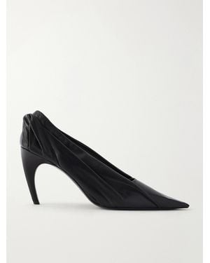 KHAITE Eve 85 Leather Pumps - Black