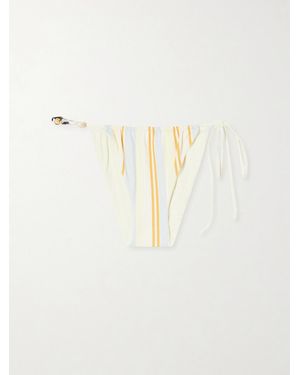 SIR. Pernille Reversible Striped Bikini Briefs - Natural