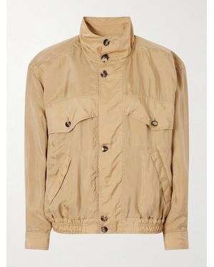 Saint Laurent Complexe Blouson Jacket - Natural