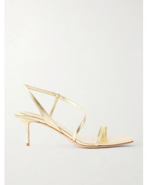Emme Parsons Delicat Metallic Leather Sandals - Natural