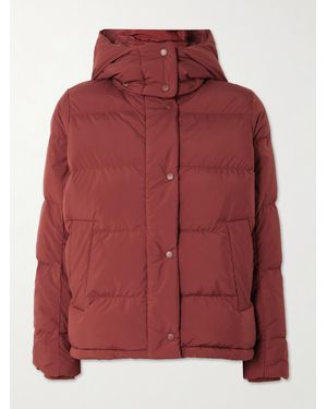 lululemon Wunder Puff Daunenjacke Aus Gestepptem Glyde-Material Mit Kapuze - Rot