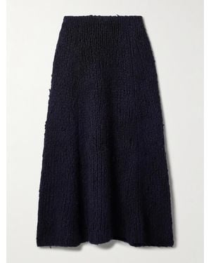 Gabriela Hearst Perses Cashmere Midi Skirt - Blue