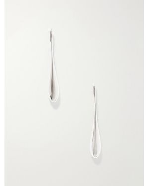 LIE STUDIO The Evelyn Sterling Earrings - White