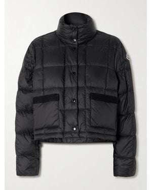 Moncler Jarcieu Braided Cord-Trimmed Quilted Shell Down Jacket - Black