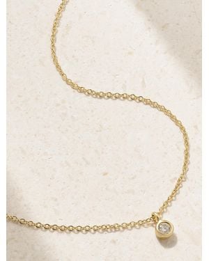 STONE AND STRAND Essential 14-Karat Diamond Necklace - Natural