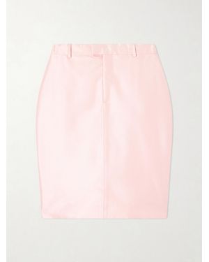Gucci Silk-Satin Mini Skirt - Pink