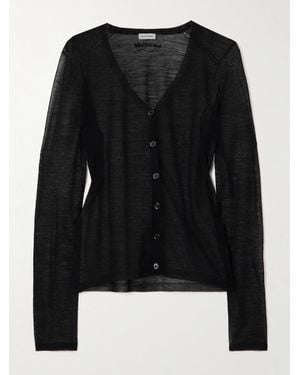 Acne Studios Cardigan Aus Einer Wollmischung - Schwarz