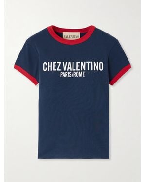 【VALENTINO】GARAVANI COTTON T-SHIRT WITH PANTHER 60 PRINT Valentino Garavani Cotton T-Shirt With Panther 60 Print