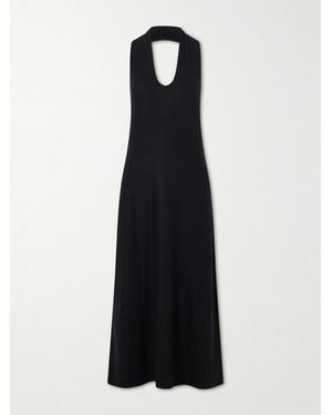Leset Lauren Stretch-Knit Maxi Dress - Blue