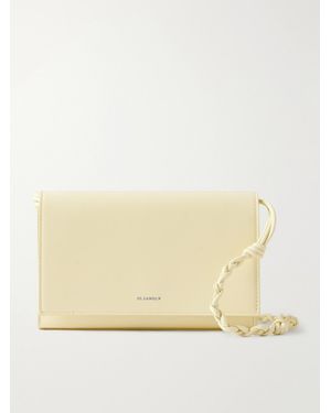 Jil Sander Tangle Leather Shoulder Bag - Natural