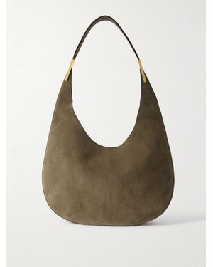 SAVETTE Florence Suede Tote - Grey