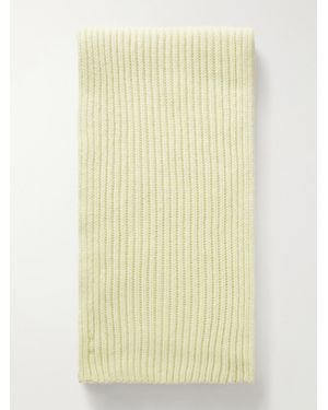 Johnstons of Elgin Lovat Cashmere Scarf - Yellow