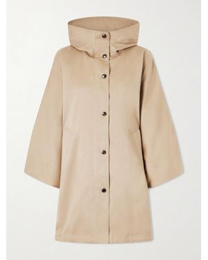Brunello Cucinelli Cotton And Linen-Blend Coat - Natural