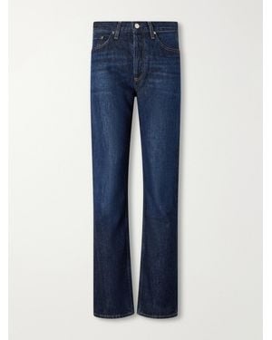Agolde Lana Mid-Rise Straight-Leg Jeans - Blue