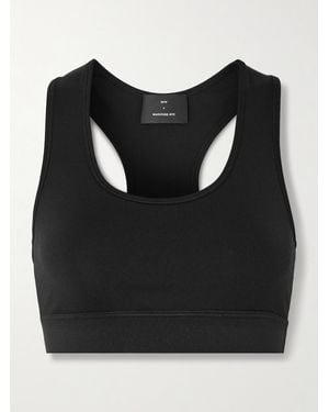 Wardrobe NYC Rhw Stretch-Jersey Sports Bra - Black