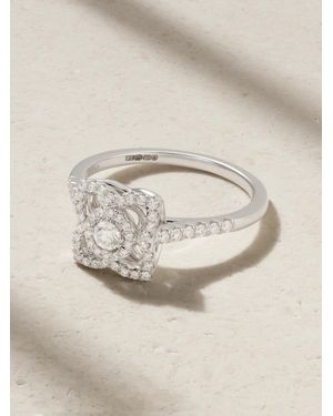 De Beers Lotus By De Beers 18-Karat Diamond Ring - Natural