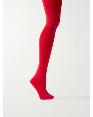 Wardrobe NYC Opaque Tights - Red