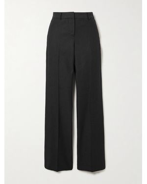 Our Legacy Hip Cotton-Blend Canvas Wide-Leg Pants - Black