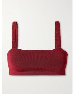 Calle Del Mar Stretch-Knit Bralette - Red