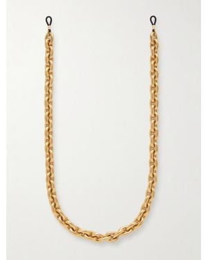 JW Anderson Tone Sunglasses Chain - White