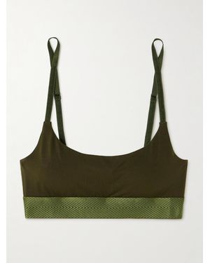CDLP Lyocell-Blend Jersey Bralette - Green