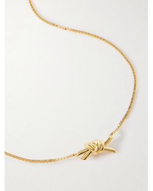 Bottega Veneta Plated Necklace - Natural