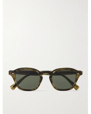 Oliver Peoples Eyles Sonnenbrille Mit Rundem Rahmen Aus Azetat - Grün