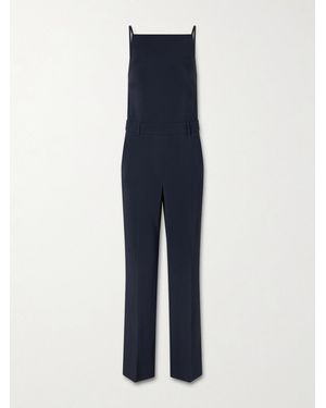Givenchy Belted Crepe-Cady Jumpsuit - Blue