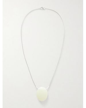 LIE STUDIO The Julia Kette Aus Mit Serpentin - Weiß