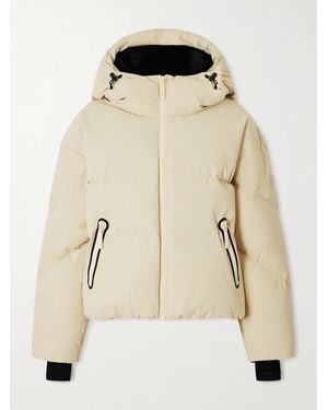 CORDOVA Meribel Hooded Quilted Recycled Down Ski Jacket - Natural