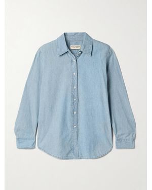 Nili Lotan Monti Hemd Aus Baumwoll-Chambray - Blau