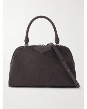 Givenchy Antigona East-West Medium Suede Tote - Black