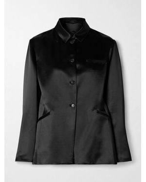 Kallmeyer Warner Satin Blazer - Black